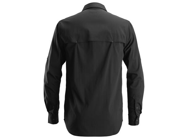 Snickers 8521 LiteWork skjorte Svart, str.XS