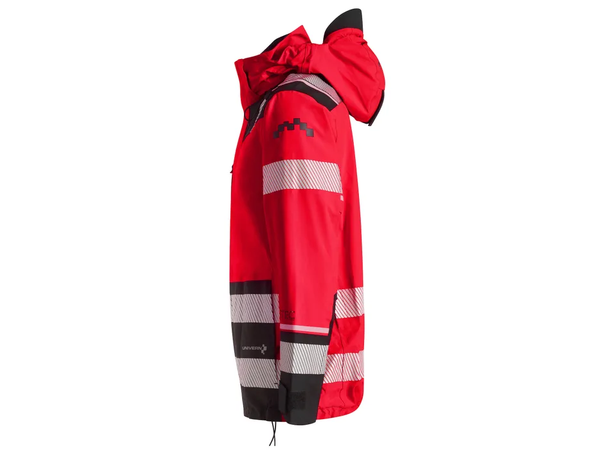 Univern Skalljakke Protec XTRM KL.3 HiVis Rød XS