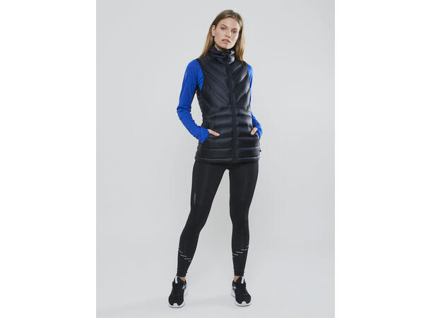 Craft Lt Down Vest W Svart str. XXL