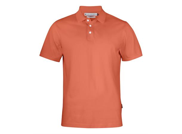 Harvest Sunset Stretch Polo Regular fit Oransje str. L