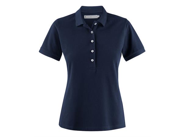 Harvest Sunset Stretch Polo Woman Marineblå str. L