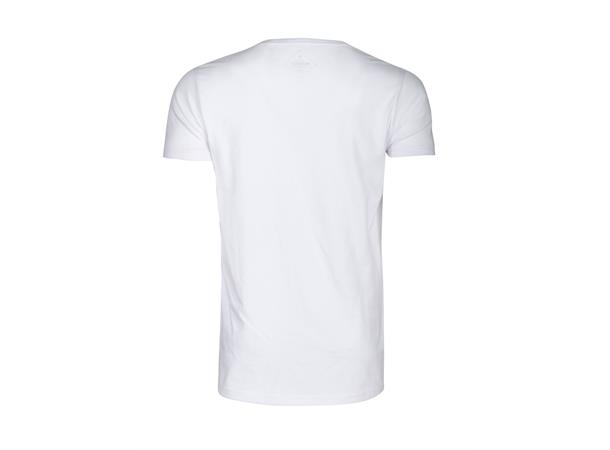 Harvest Twoville Organic Slub U-neck Hvit str. 3XL