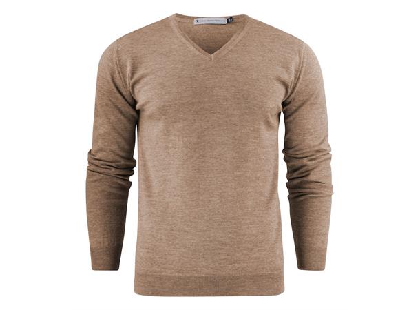 Harvest Westmore merino pullover Brun str. XL