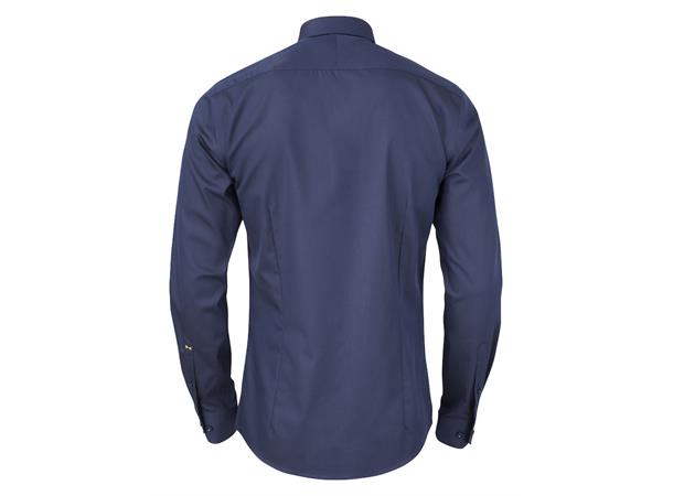 JH&Frost  Yellow Bow 50 Slim Fit Marineblå str. XL