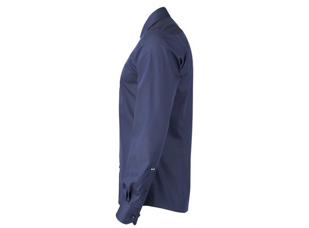 JH&Frost  Yellow Bow 50 Slim Fit Marineblå str. XL