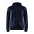 Craft Core Soul Full Zip Hood M Marineblå str. XL 