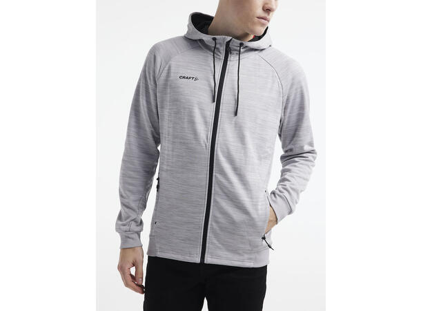 Craft Adv Unify Fz Hood M Gråmelert str. 4XL