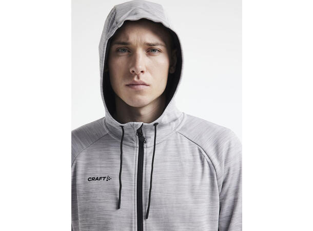 Craft Adv Unify Fz Hood M Gråmelert str. 4XL