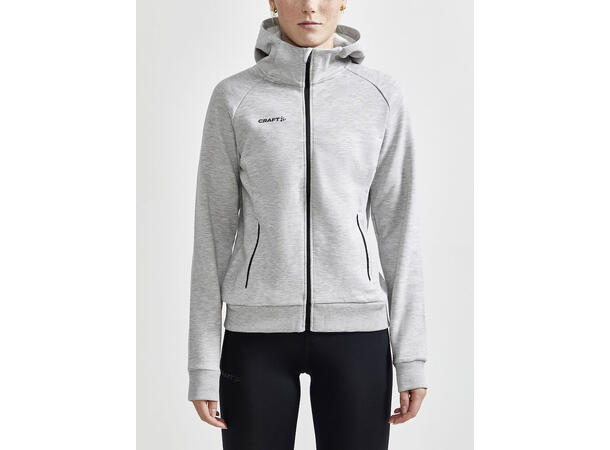 Craft Core Soul Full Zip Hood W Gråmelert str. XS