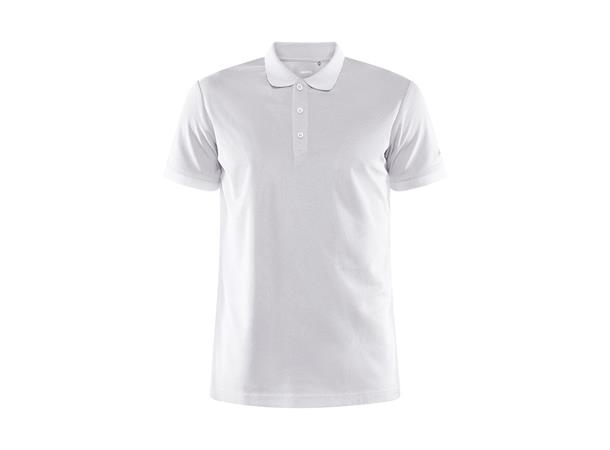 Craft Core Unify Polo Shirt M Hvit str. 4XL