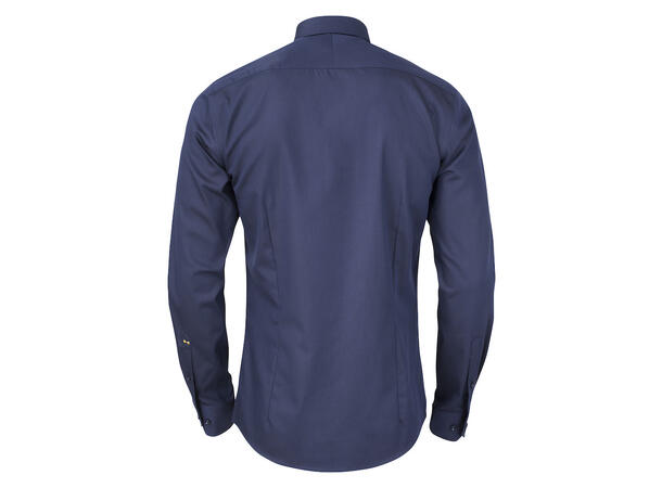 JH&Frost  Yellow Bow 50 Slim Fit Marineblå str. XS