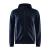 Craft Core Soul Full Zip Hood M Marineblå str. XS 