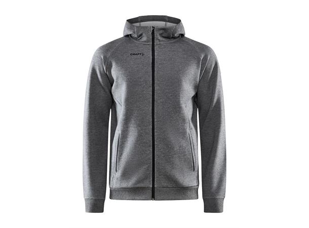 Craft Core Soul Full Zip Hood M Mørkegrå str. XL