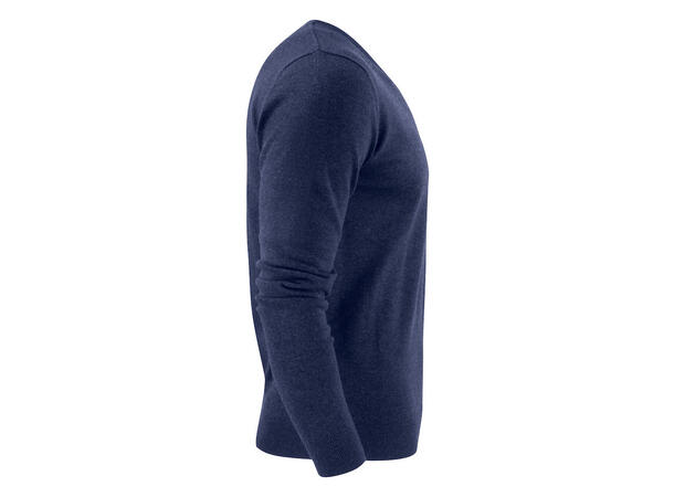 Harvest Ashland V-neck Blåmelert str. S
