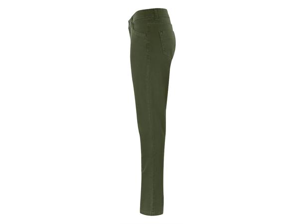 Harvest Officer Lady Chinos Grønn str. 25/32