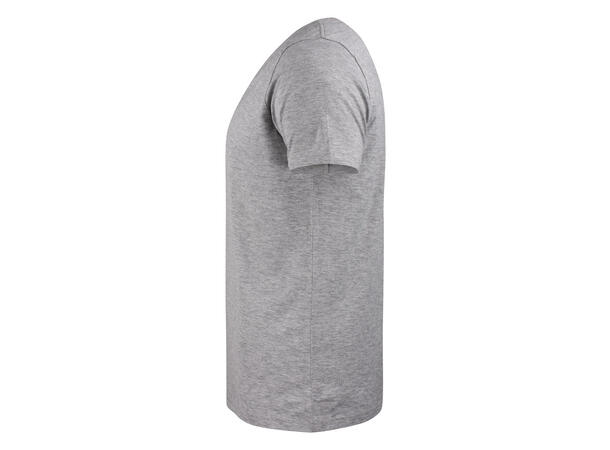 Harvest Whailford Organic Slub V-neck Gråmelert str. S