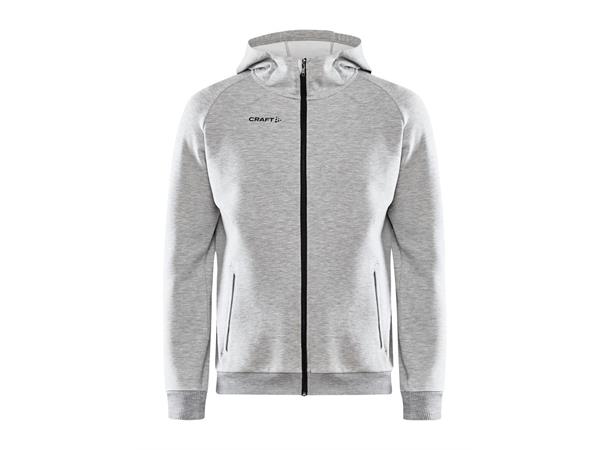 Craft Core Soul Full Zip Hood M Gråmelert str. L