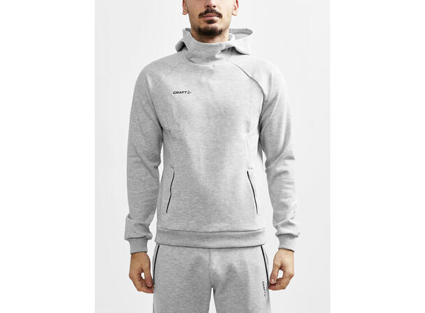 Craft Core Soul Hood Sweatshirt M Gråmelert str. 4XL
