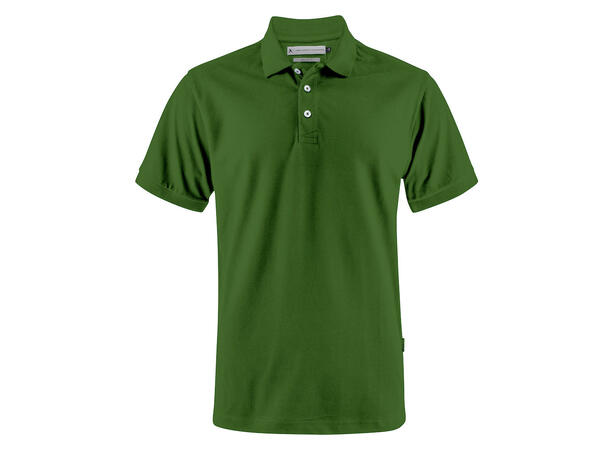 Harvest Sunset Stretch Polo Modern fit Grønn M