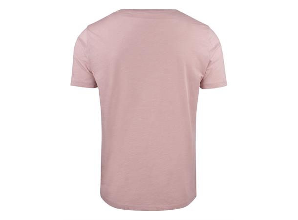Harvest Whailford Organic Slub V-neck Rosa str. S
