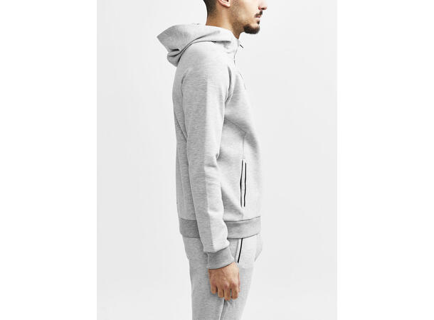 Craft Core Soul Full Zip Hood M Gråmelert str. 4XL
