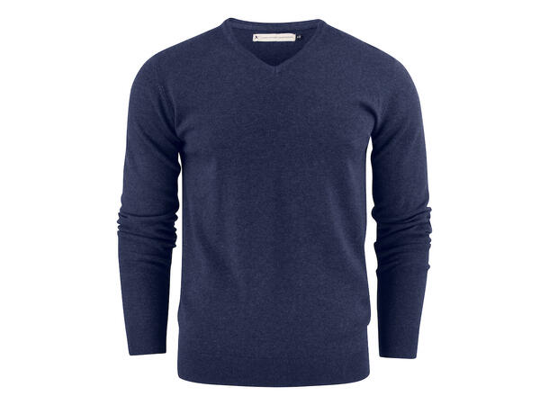 Harvest Ashland V-neck Blåmelert str. L