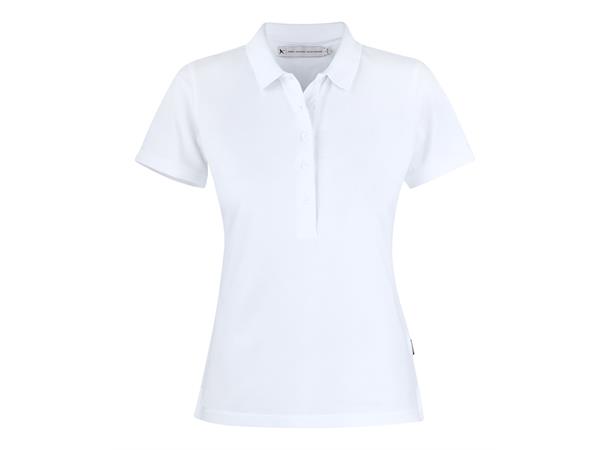 Harvest Sunset Stretch Polo Woman Hvit str. S