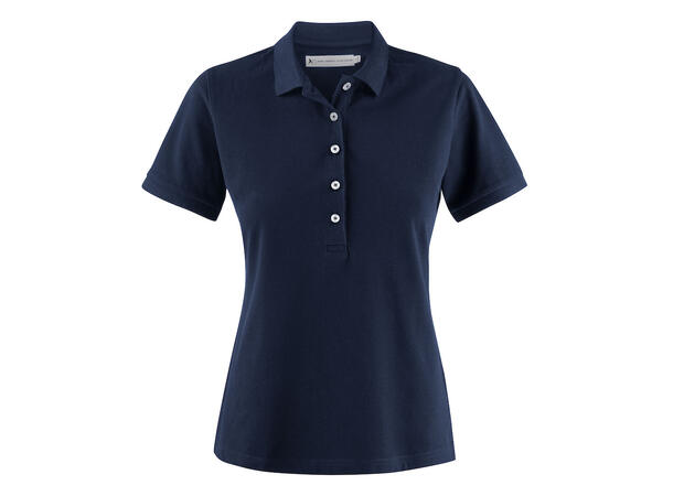 Harvest Sunset Stretch Polo Woman Marineblå str. M