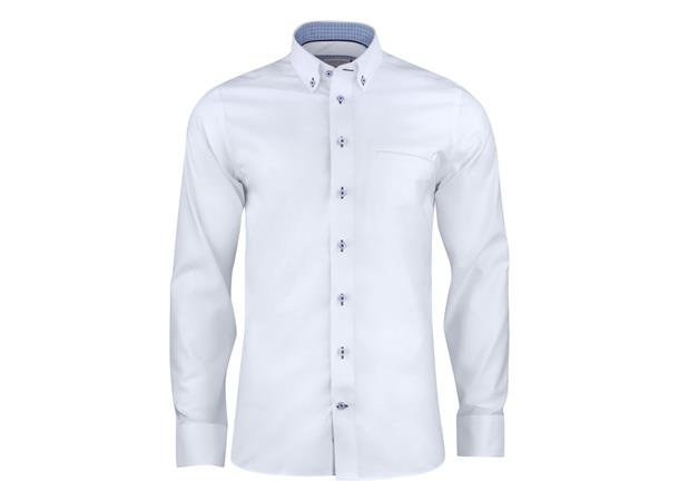 JH&Frost Red Bow 121 Slim fit Hvit str. XS