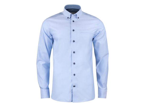 JH&Frost Red Bow 121 Slim fit Lyseblå str. XL