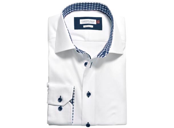 JH&Frost  Red Bow 20 Regular Fit Hvit/Blå str. 4XL