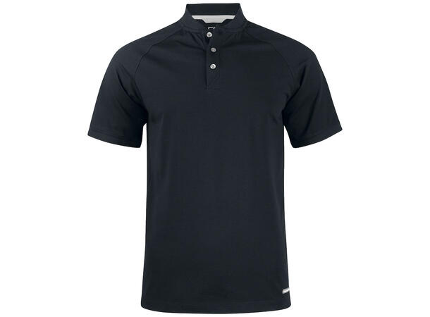 Cutter&Buck Advantage Stand-Up Collar Svart str. XXL  Polo