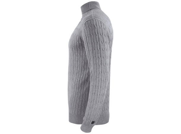 Cutter&Buck Blakely Rollerneck Men Gråmelert str. 4XL
