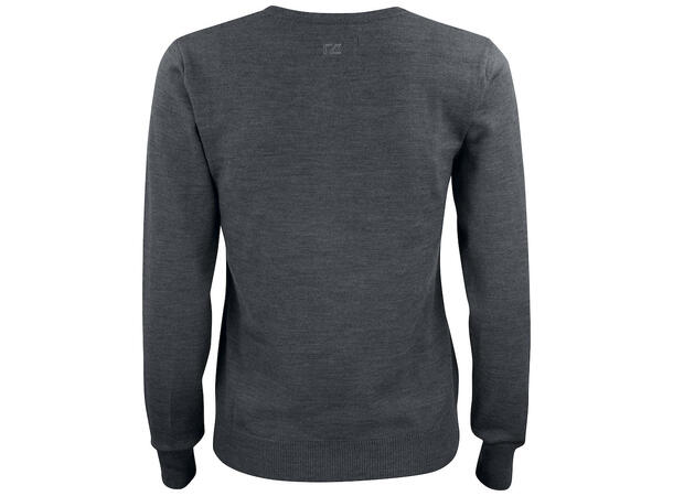Cutter&Buck Everett V-Neck Dame Grå str. S