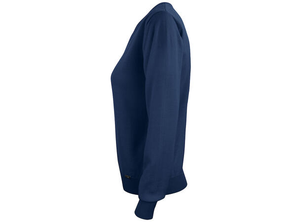 Cutter&Buck Everett V-Neck Dame Marineblå str. S