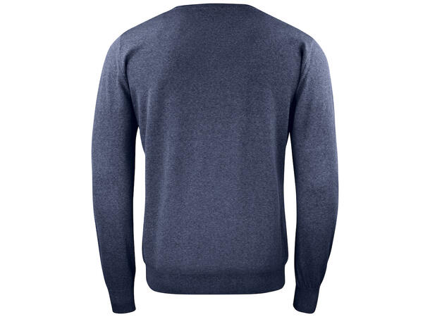 Cutter&Buck Kennewick Crewneck Men Blåmelert str. 4XL