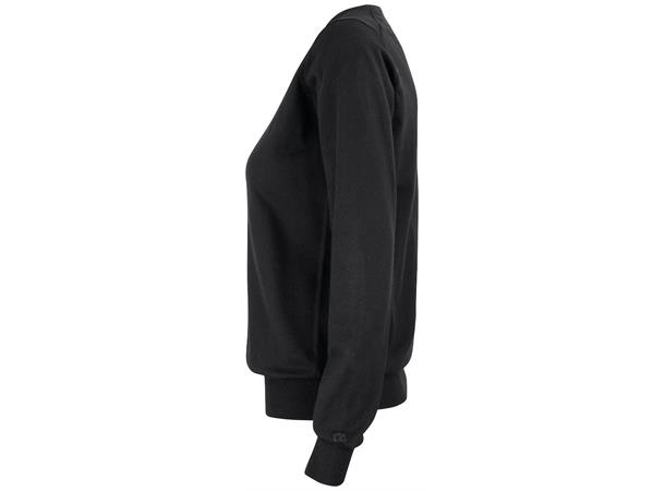 Cutter&Buck Oakville Crewneck Dame Svart str. S
