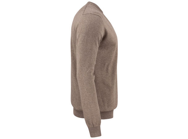 Cutter&Buck Oakville Crewneck Men Brunmelert str. 4XL