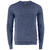 Cutter&Buck Oakville Crewneck Men Blåmelert str. XXL 