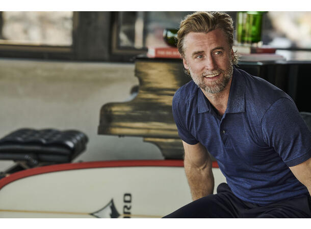 Cutter&Buck Advantage Polo Men Blåmelert str. 4XL