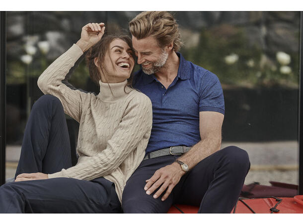 Cutter&Buck Advantage Polo Men Blåmelert str. XXL