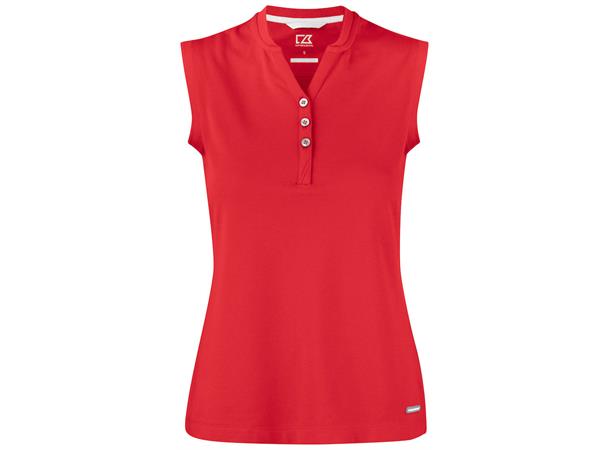 Cutter&Buck Advantage Sleeveless Dame Rød str. M