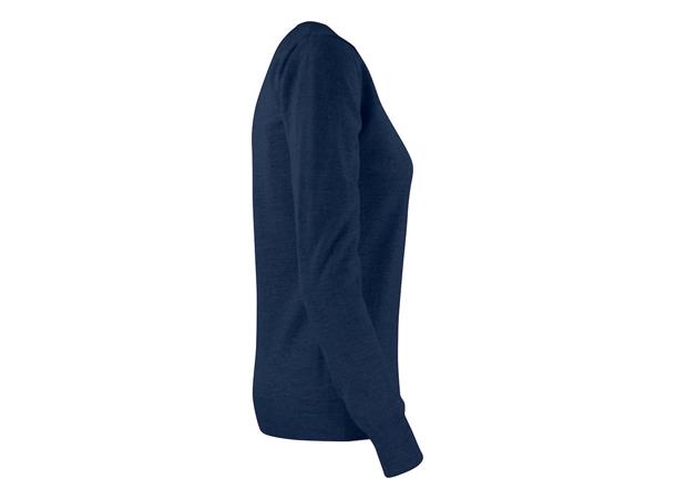 Cutter&Buck Kennewick Crewneck Dame Marineblå str. XS
