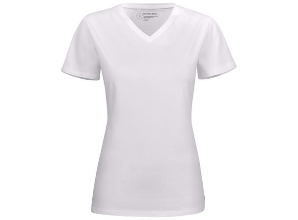 Cutter&Buck Manzanita T-shirt Dame Hvit str. L