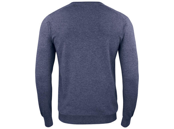 Cutter&Buck Oakville V-neck Men Blåmelert str. 4XL