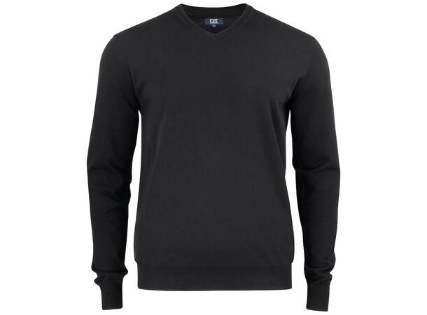 Cutter&Buck Oakville V-neck Men Svart str. XXL