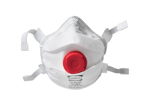 Granberg Filtermaske FFP3 NR D m/ventil