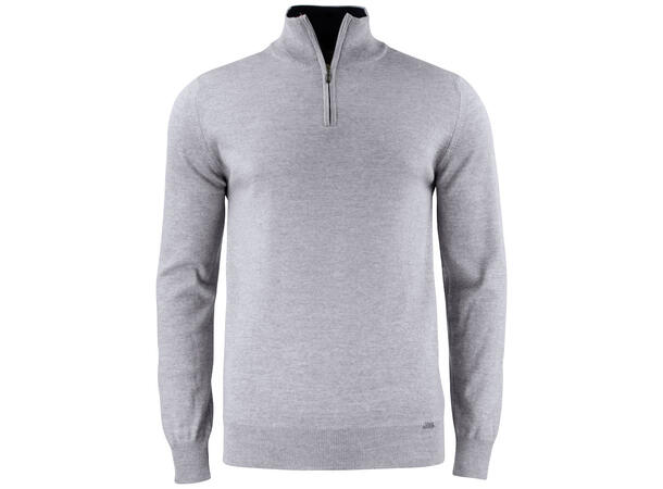Cutter&Buck Everett HZ Sweater Gråmelert str. M