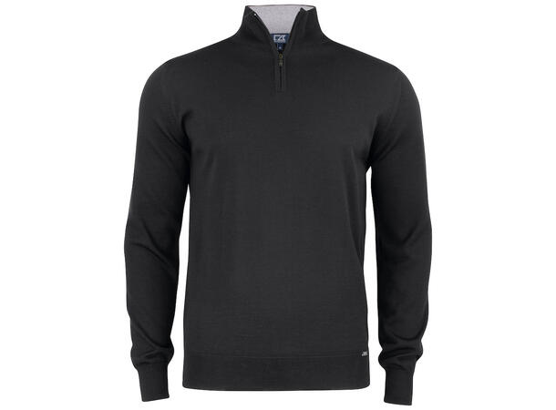Cutter&Buck Everett HZ Sweater Svart str. XL