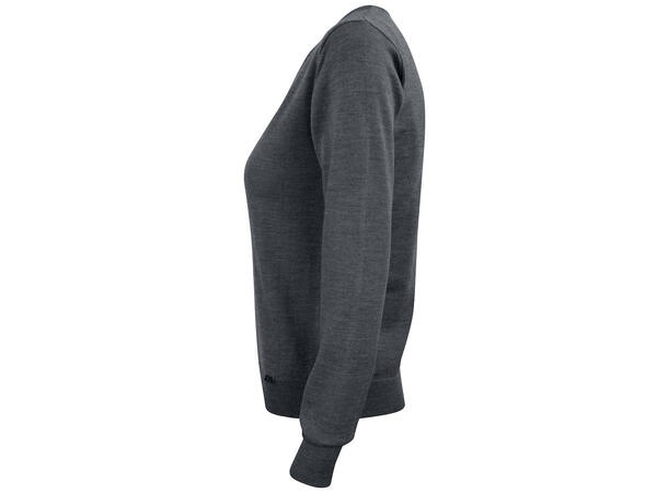 Cutter&Buck Everett V-Neck Dame Grå str. L